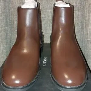 Alfani | Shoes | Alfani Brown Chelsea Luka 2 Boots Sleek 